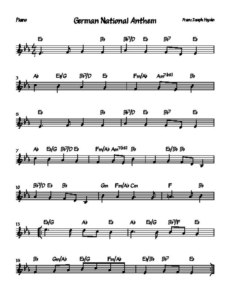 German National Anthem