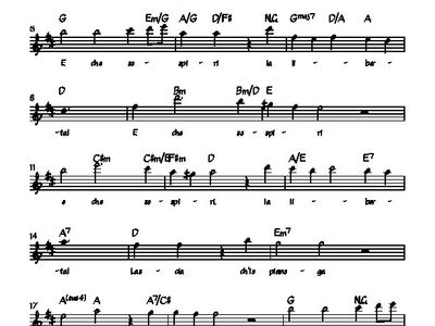 Lascia Ch Io Pianga Lead