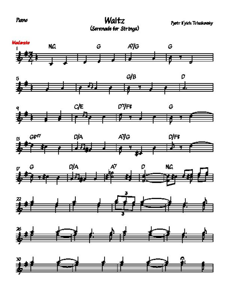 Waltz (serenade for Strings)