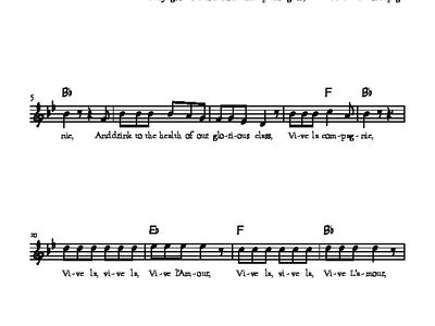 Vive L Amour Trad France Piano