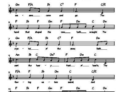 All Beautiful the March of Days