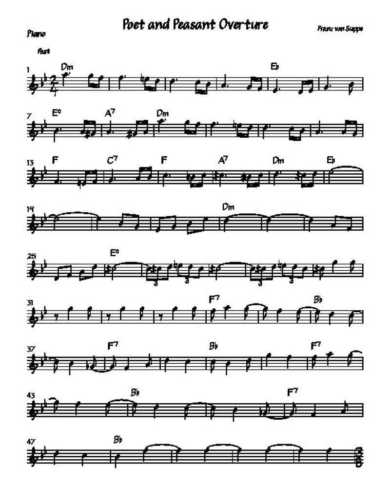 Poet and Peasant Overture